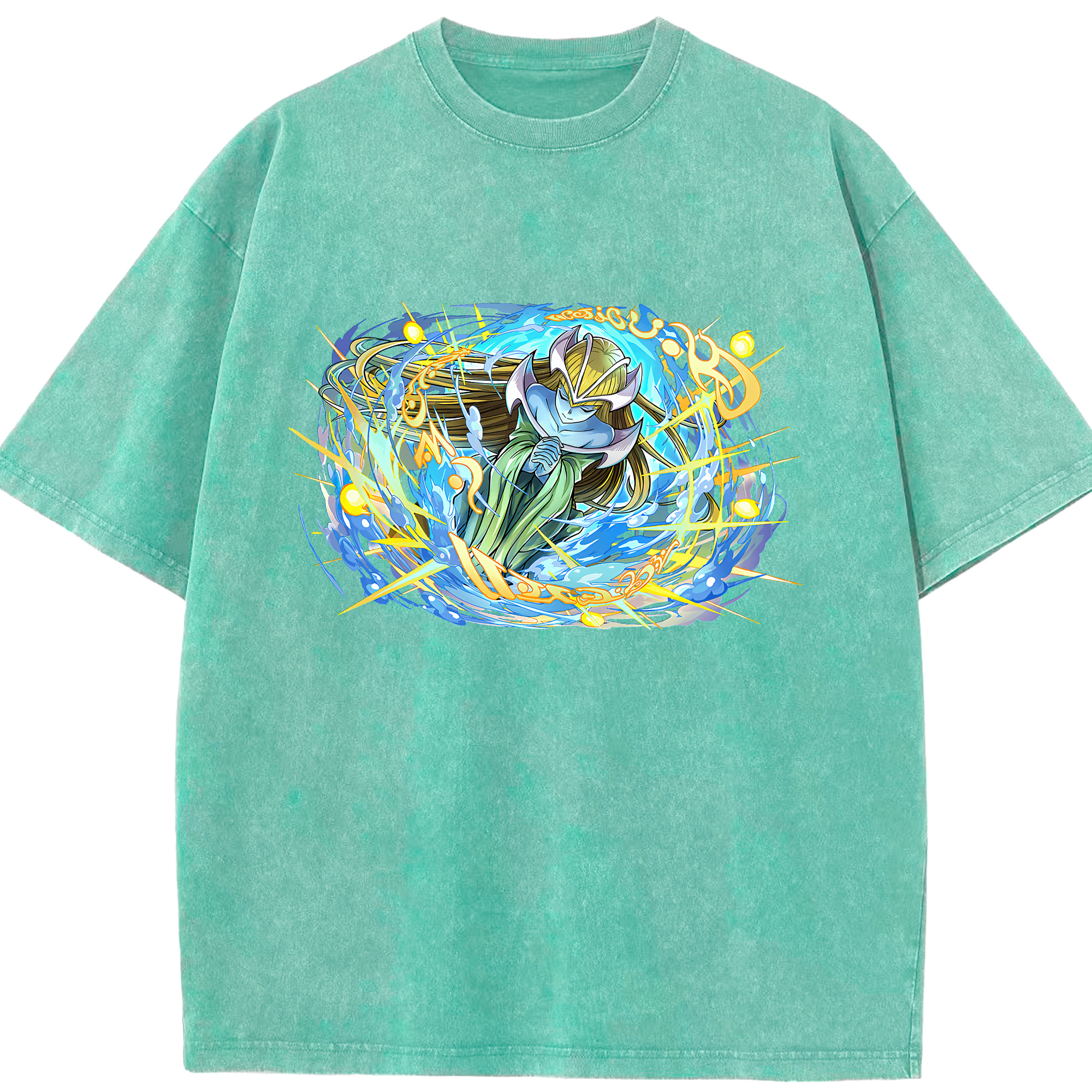 （画像用） 遊☆戯☆王 Yu-Gi-Oh! 綿100% ヴィンテージ風 半袖Tシャツ（フロントプリント）